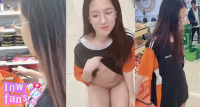 dao_kanogon น้องดาว เดินร่อนในร้านสะดวกชื้อ โชว์หี อย่างเด็ดมาก