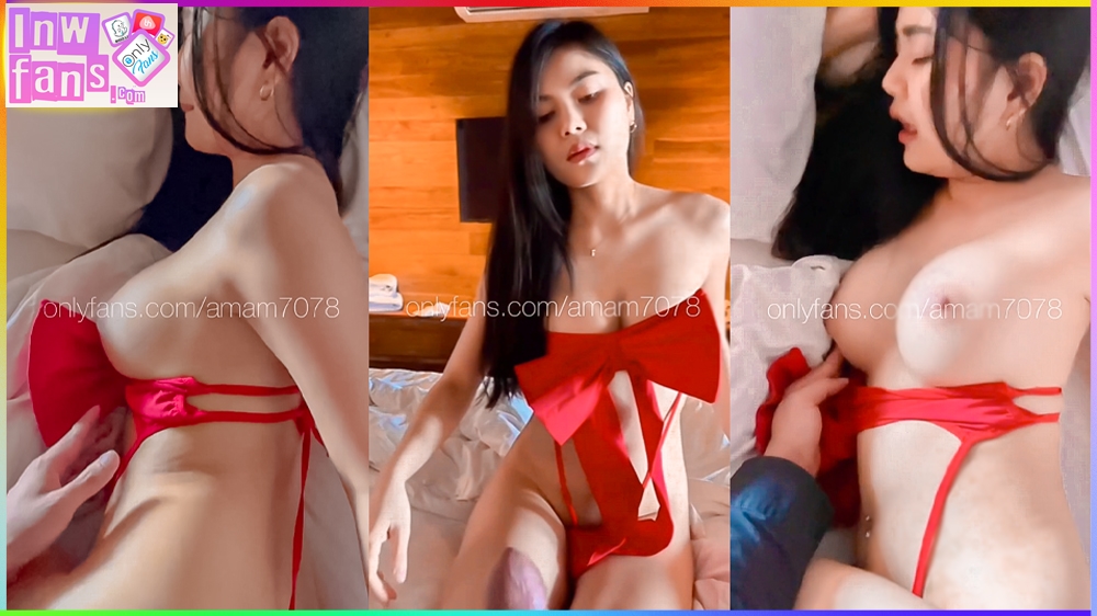 น้องแอม7078 amam ถูกแฟน เย็ดท่าหมา แหกหี ตะแคงเย็ด แตกคาชุดแดง